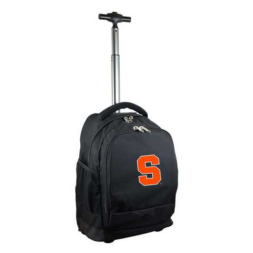 CLSYL780-BK: NCAA Syracuse Orange Wheeled Premium Backpack